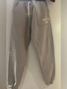White Fox Jogger Bottoms